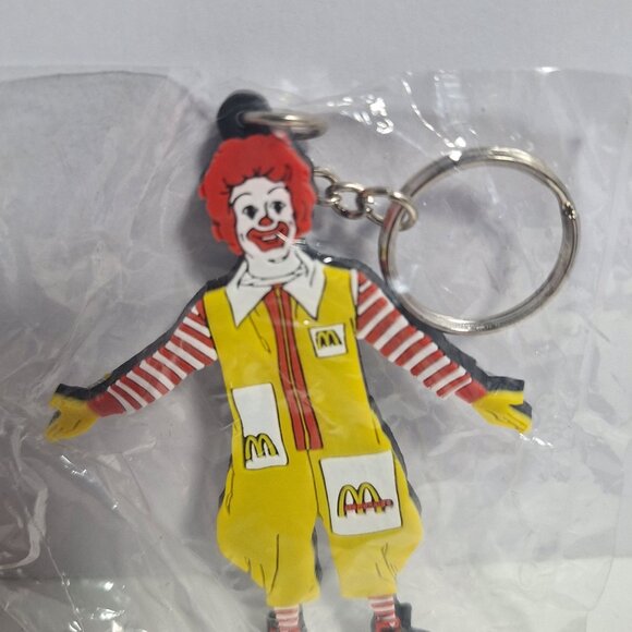 1995 Ronald McDonald Keychain Vintage McDonalds 4" Flexible - Picture 2 of 7